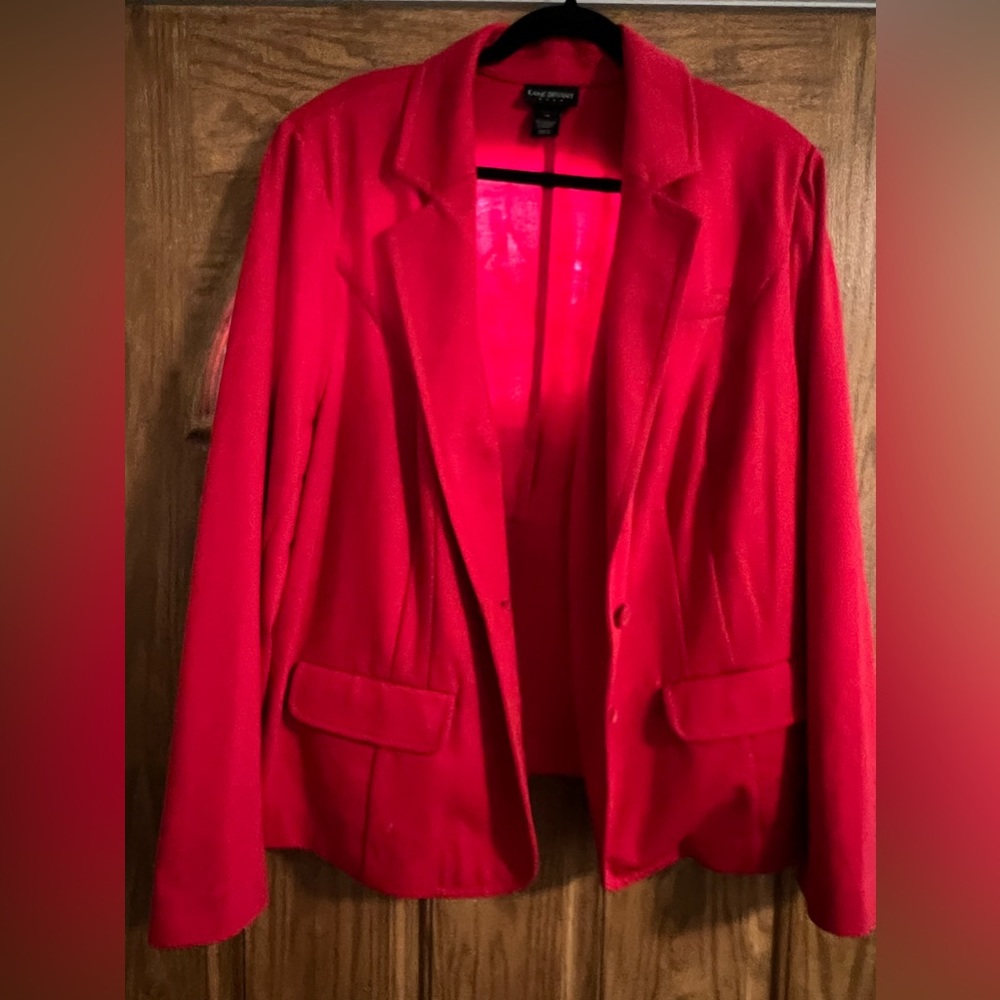Lane bryant red blazer. Size 28.